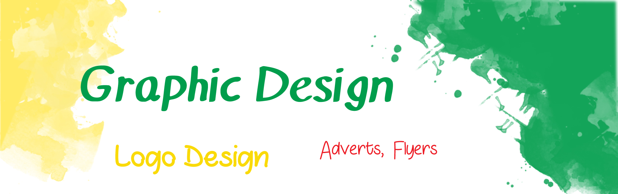 Graphic design: logo design, adverts and flyers